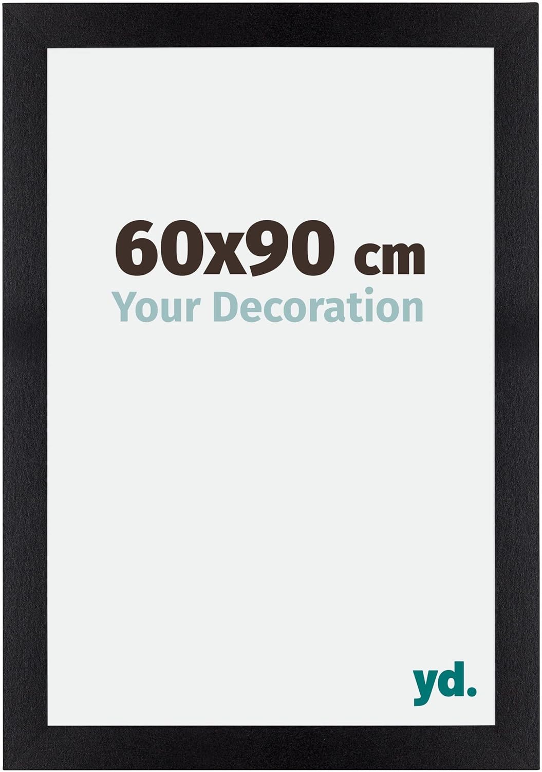 yd. Your Decoration - Bilderrahmen 60x90 cm - Bilderrahmen aus MDF mit Acrylglas - Antireflex - Ausg