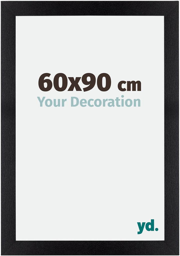 yd. Your Decoration - Bilderrahmen 60x90 cm - Bilderrahmen aus MDF mit Acrylglas - Antireflex - Ausg