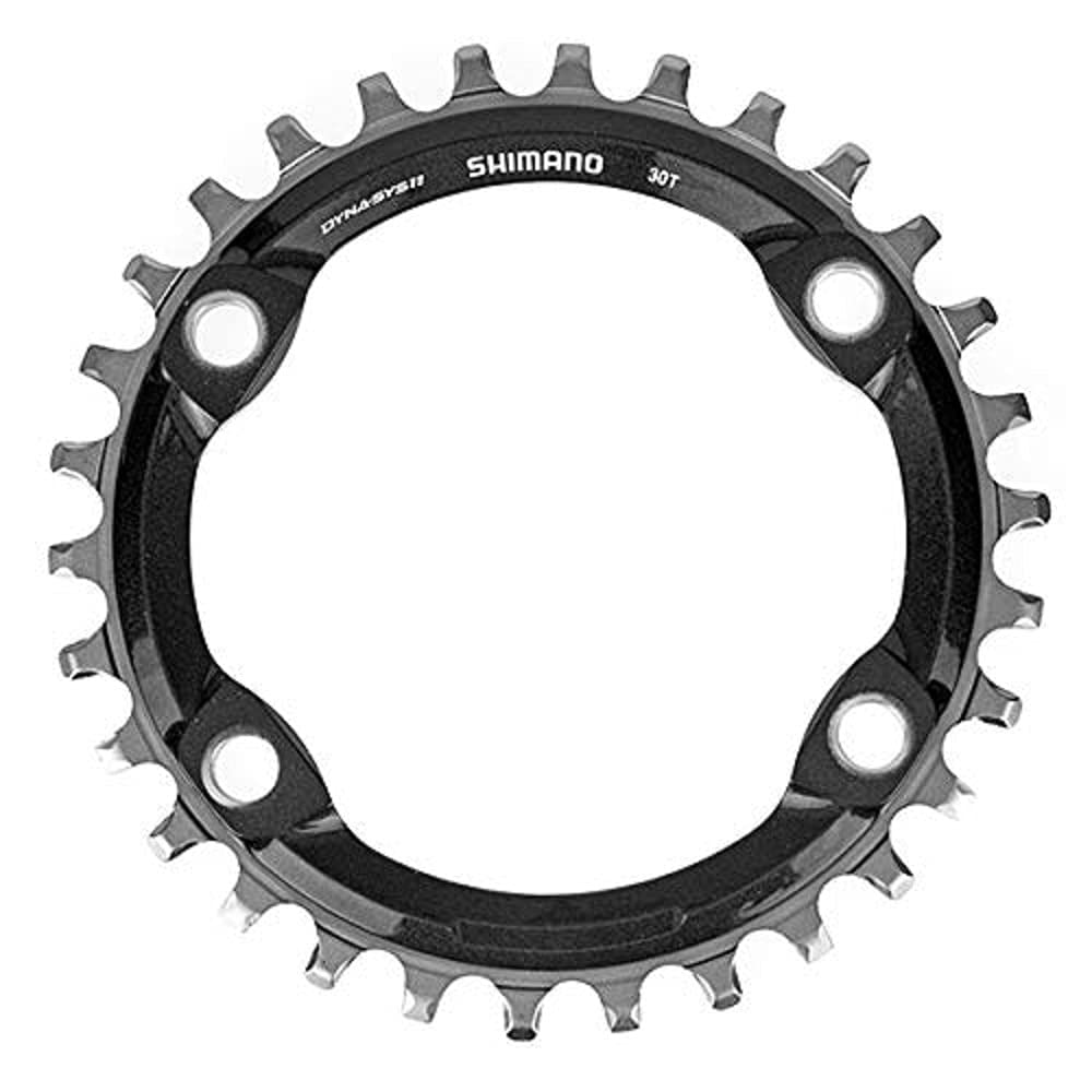 SHIMANO Plato 30d Xt para Fcm8100/Fcm8130 12x1 Kettenblatt, Schwarz