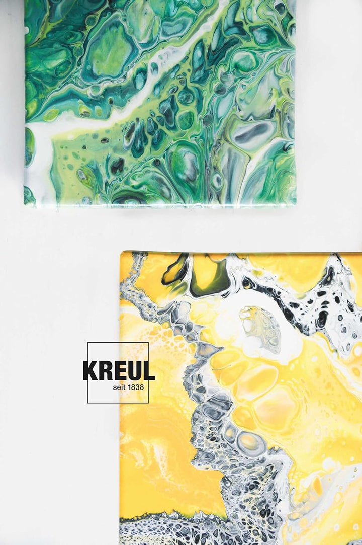 KREUL 87215 - Solo Goya Pouring Fluid, 2500 ml Eimer, flüssiges Acrylmedium für Giess- und Fliesstec