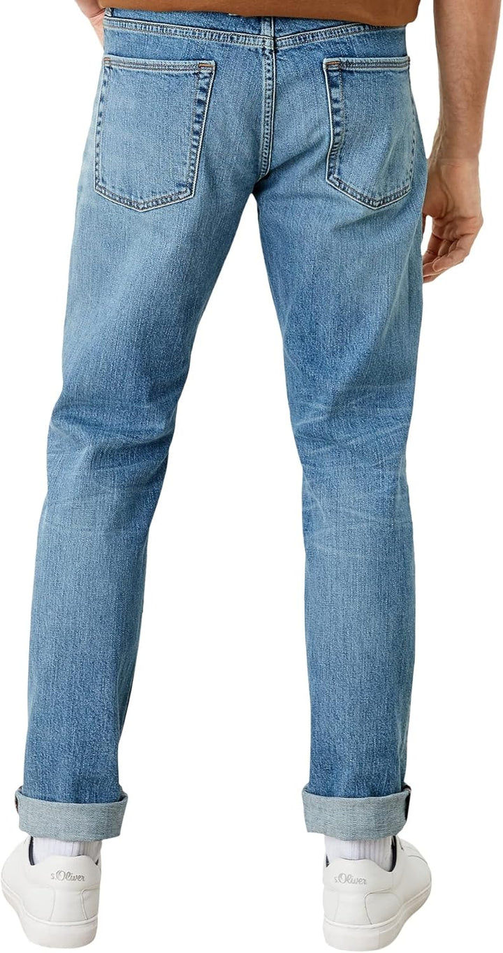 s.Oliver Herren Hose lang York Regular FIT 32W / 34L Light Blue Stretched, 32W / 34L Light Blue Stre