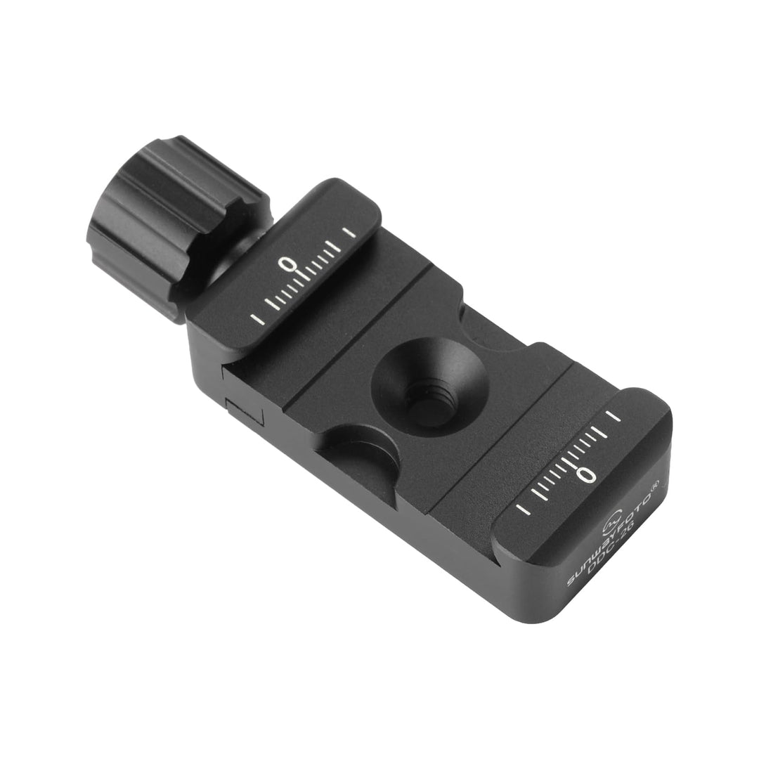 SUNWAYFOTO DDC-26 Schnellwechselplatte Klemme Arca Swiss 26mm,1/4" Schraube Universal-Schnellwechsel