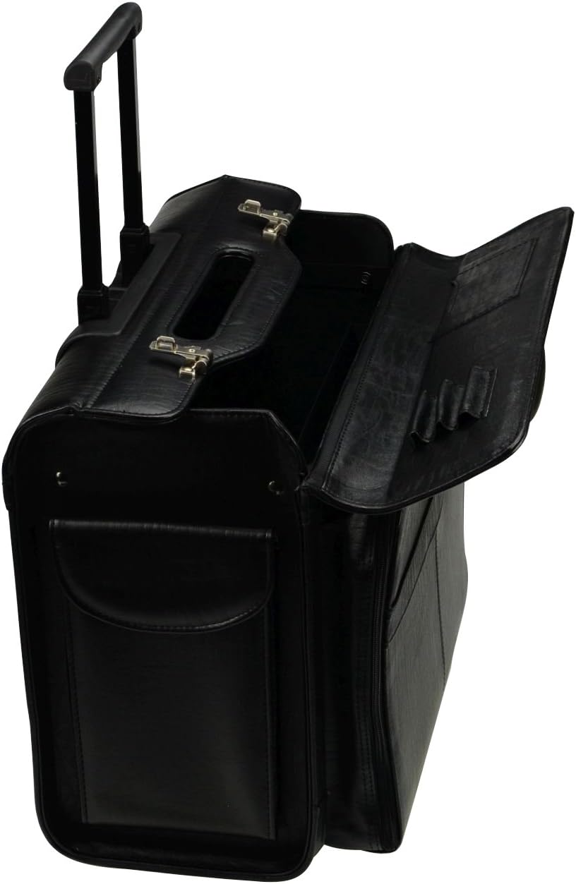 ALASSIO Pilotenkoffer Notebookkoffer SAN REMO schwarz