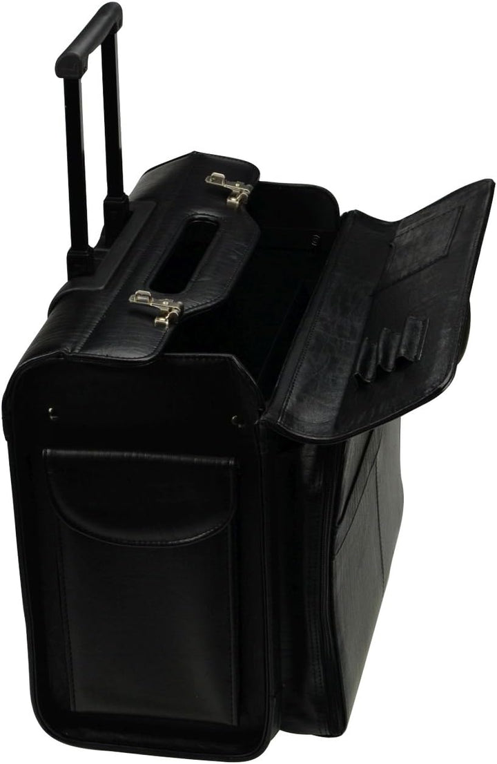 ALASSIO Pilotenkoffer Notebookkoffer SAN REMO schwarz