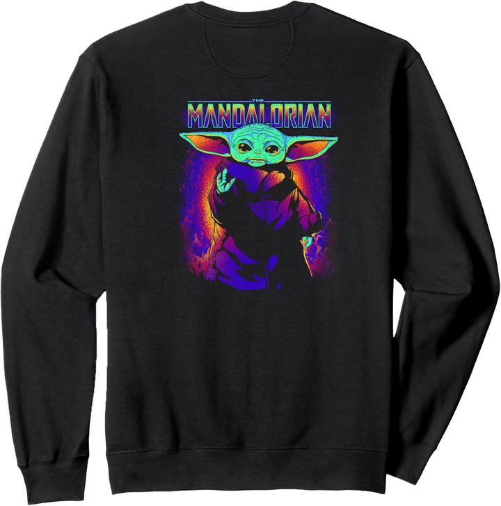 Star Wars: The Mandalorian Neon Mandalorian Signet Emblem Sweatshirt