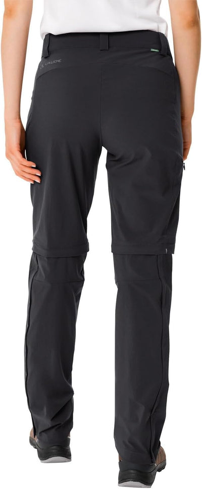 VAUDE Women's Farley Stretch Zo T-Zip Pants Ii Trousers 44 Kurz Schwarz, 44 Kurz Schwarz