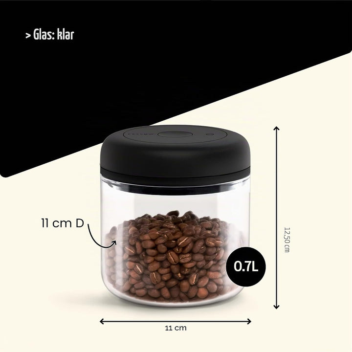Fellow Vakuumbehälter zur Aufbewahrung von Kaffee und Lebensmitteln, integrierte Vakuumpumpe, hermet