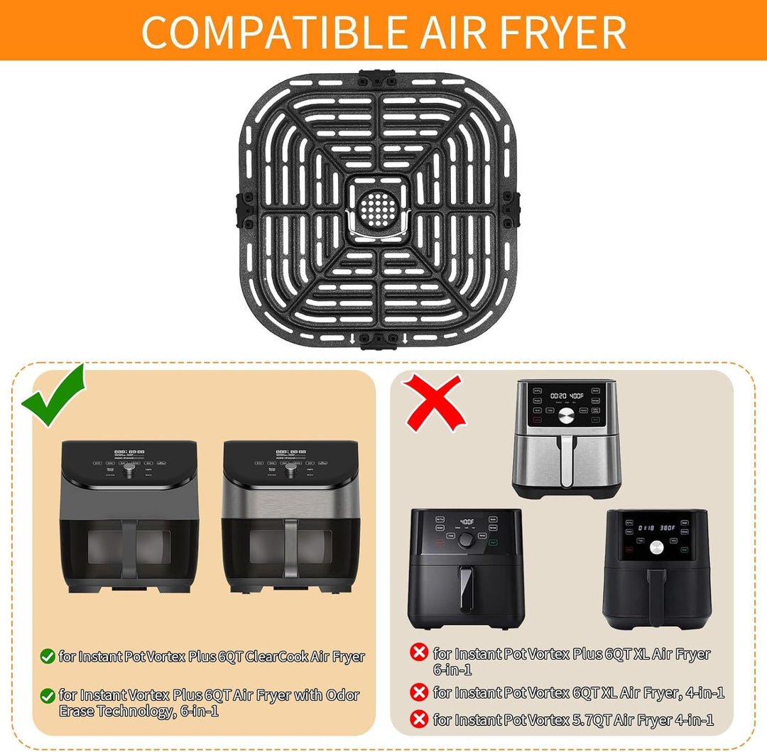Air Fryer Ersatzschale für Instant Vortex Plus 6QT Instant Pot Vortex Plus 6QT Clear Cook Air Fritte