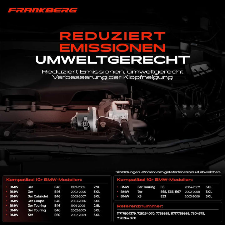 AGR-Ventil Pneumatisch für 3er E46 330 5er E60 E61 530 7er E65, E66, E67 730 X5 E53 3.0L Diesel 1999