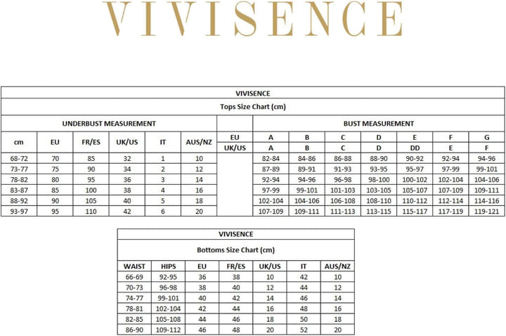 VIVISENCE Bikini BH Dame Bademode Gepolstert Hergestellt In EU Neckholder 3220 70F Grün, 70F Grün