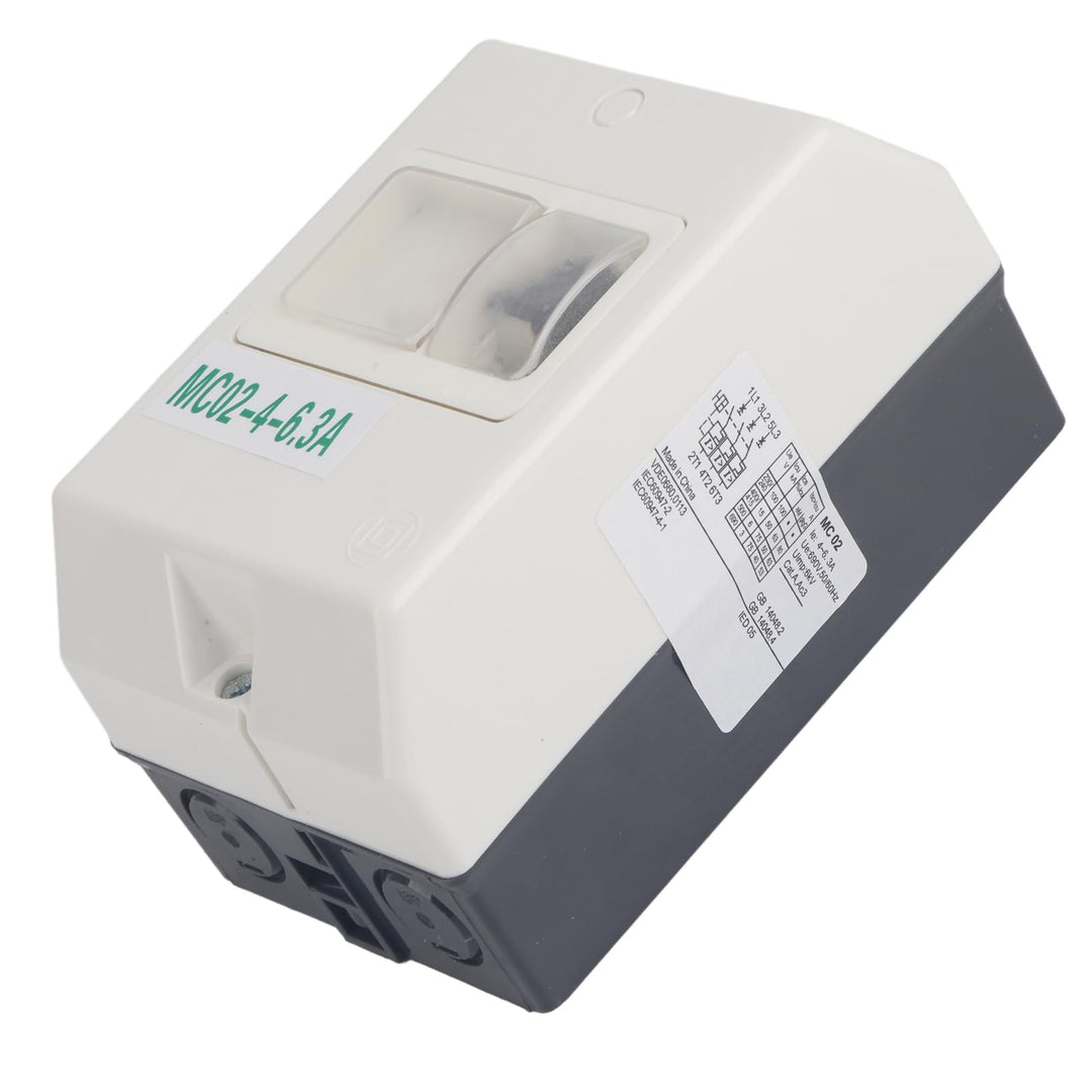 MC02 Serie Motorschutzschalter ABS Wasserdichter IP55 Lastumwandlungsschalter 220V 380V Motorschutzs