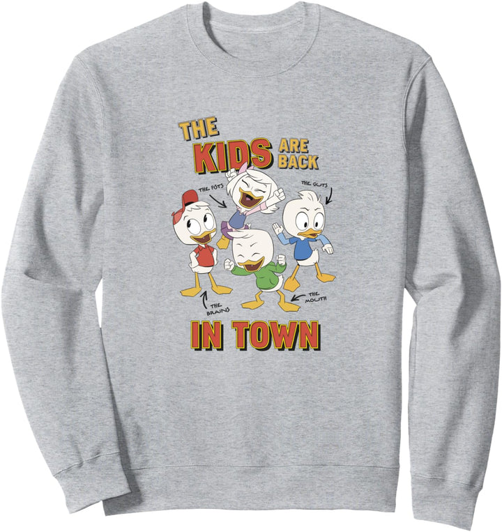 Disney Duck Tales Group Shot The Kids Are Back In Town Sweatshirt