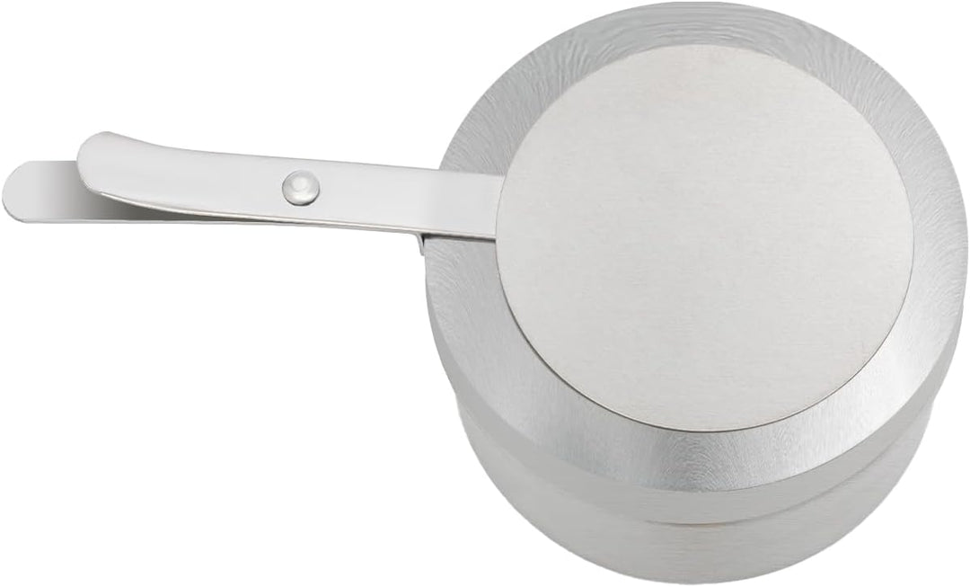 Chafing Dish 5L Runder Edelstahl Warmhaltebehälter ø302x(H) 225mm Speisenwärmer mit Glasdeckel für C