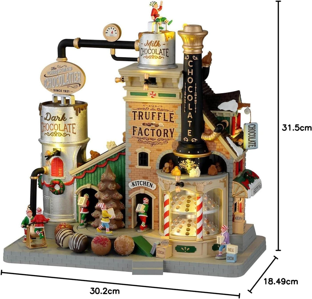 Lemax 15805-UK Santa's Wonderland Sights & Sounds: The Christmas Chocolatier Truffle Factory