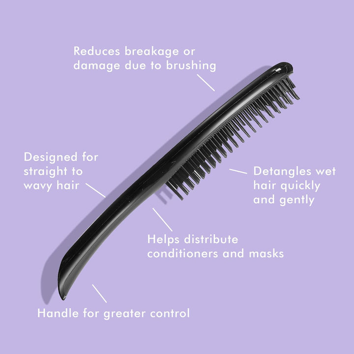 Tangle Teezer Haarbürste Wet Detangler Millennial Pink & Wet Detangler Large Black, ProfessionHaarbü