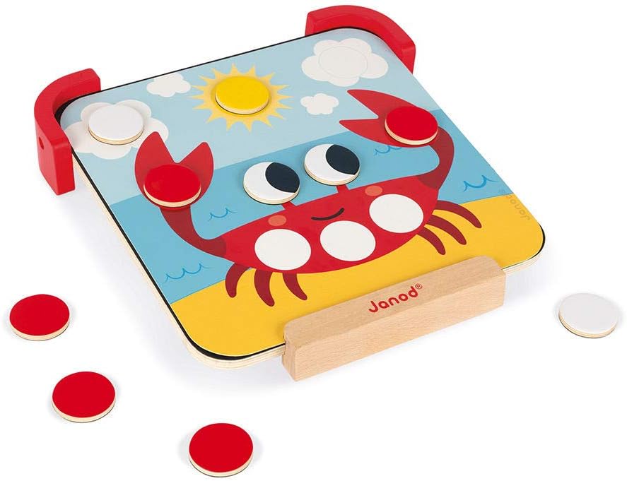 Janod - I Learn Colours - Magnetic Educational Toy - For children fom the Age of 2, J05321