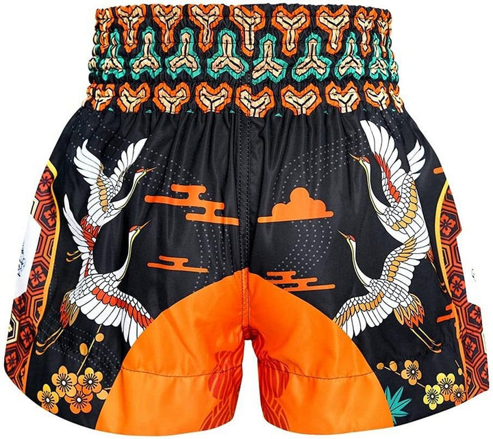Tuff Sport Muay Thai Boxshorts Herren & Unisex Blau Grösse S Traditioneller Stil MMA Kickboxen Grapp
