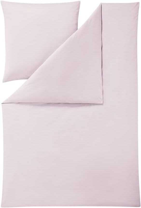 ESTELLA Mako Interlock Jersey Bettwäsche Uni Takoma Braun 135x200 cm + 80x80 cm, Braun 135x200 cm +