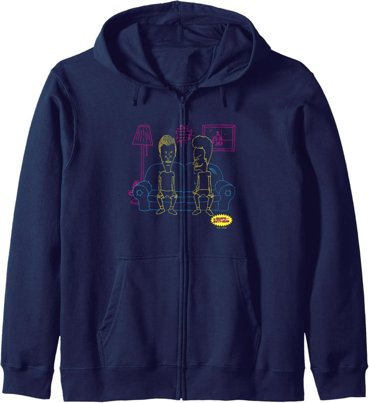 Beavis and Butt-Head Neon Kapuzenjacke
