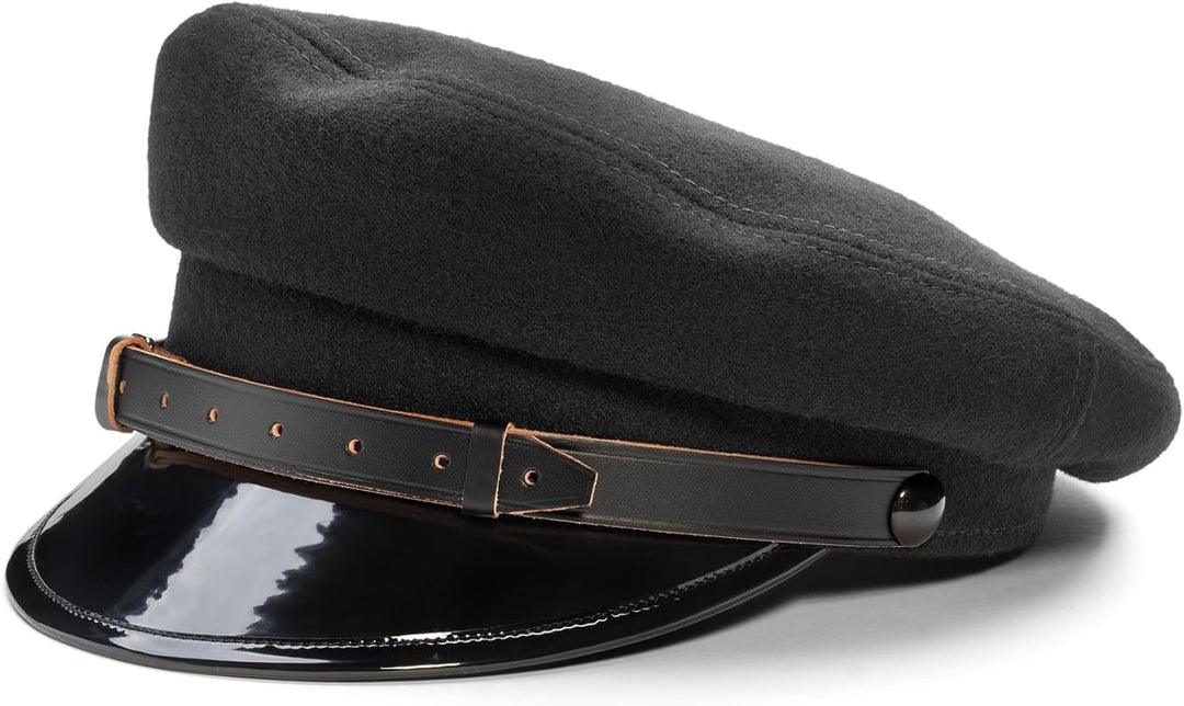 Sterkowski Maciejowka Model 1 Mütze | Wolle Schirmmütze für Herren und Frauen | Elegant Breton Mütze
