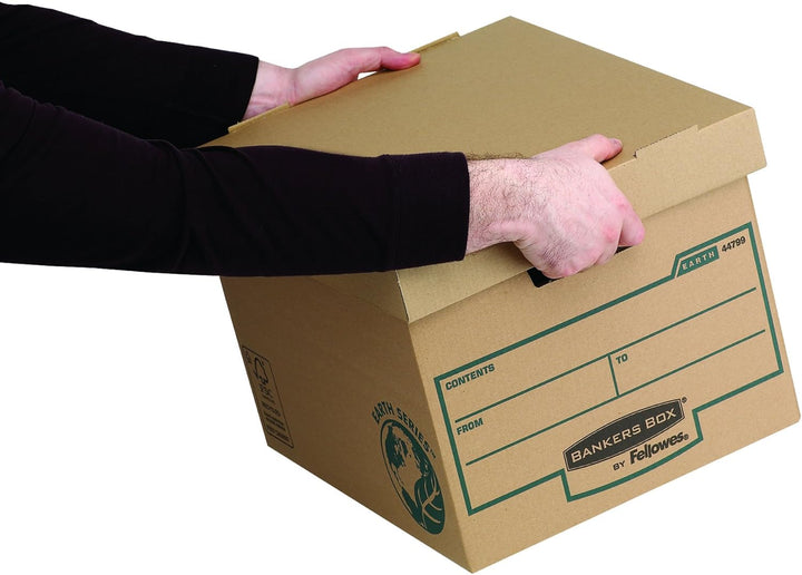 Bankers Box 4479901 Heavy-Duty Archivbox für Aktenordner Heavy Duty Archivbox, Heavy Duty Archivbox