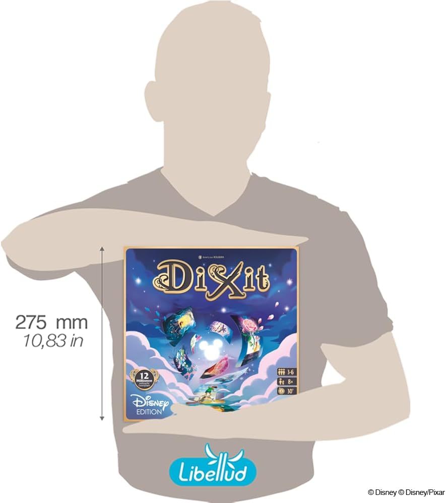 Libellud, Dixit: Disney Edition, Familienspiel, Kartenspiel, 3-6 Spieler, Ab 8+ Jahren, 30 Minuten,