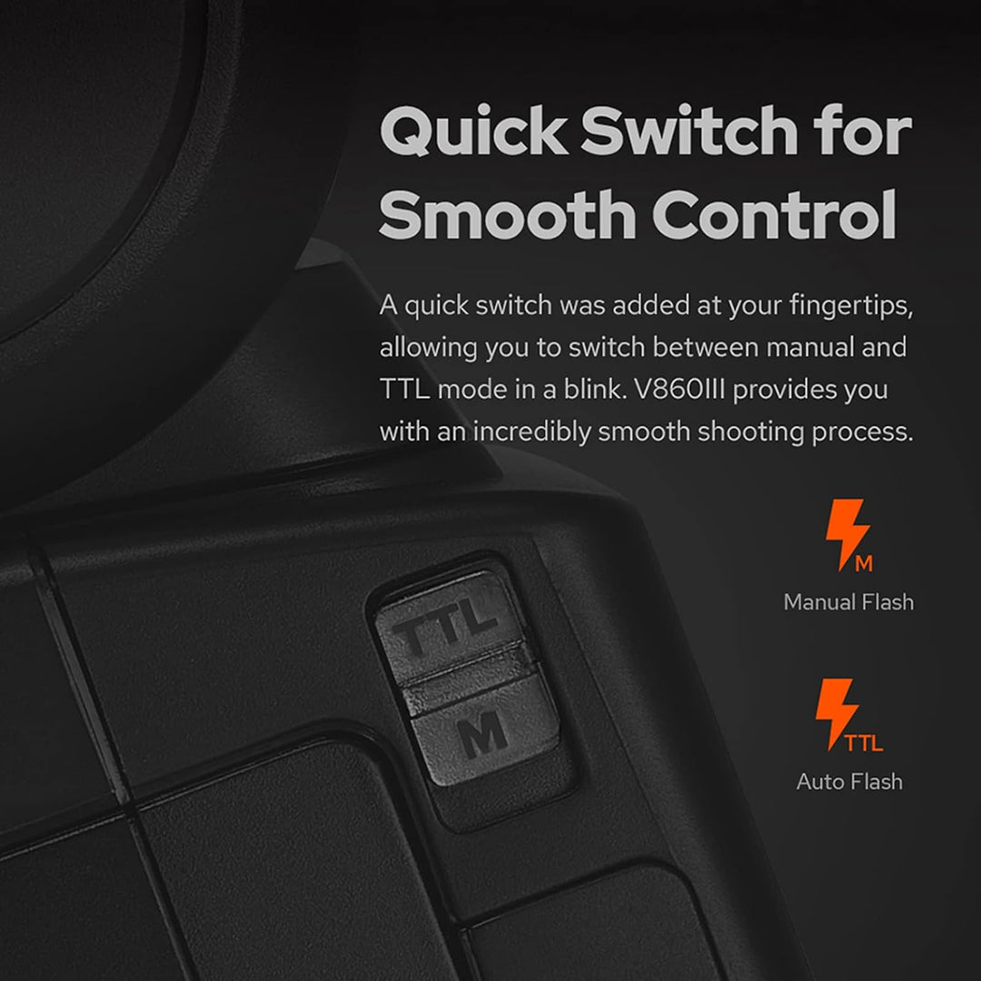 GODOX V860III-C Wireless TTL Speedlite Transmitter/Receiver Kamera-Blitzlicht Manual/Auto Flash GN60