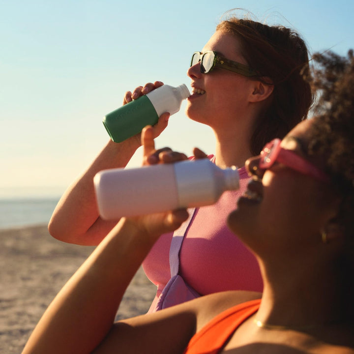 Dopper Steel Trinkflasche 350ml, 490ml, 800ml, 1.1L - Edelstahl Flasche - BPA freie Wasserflasche, 1