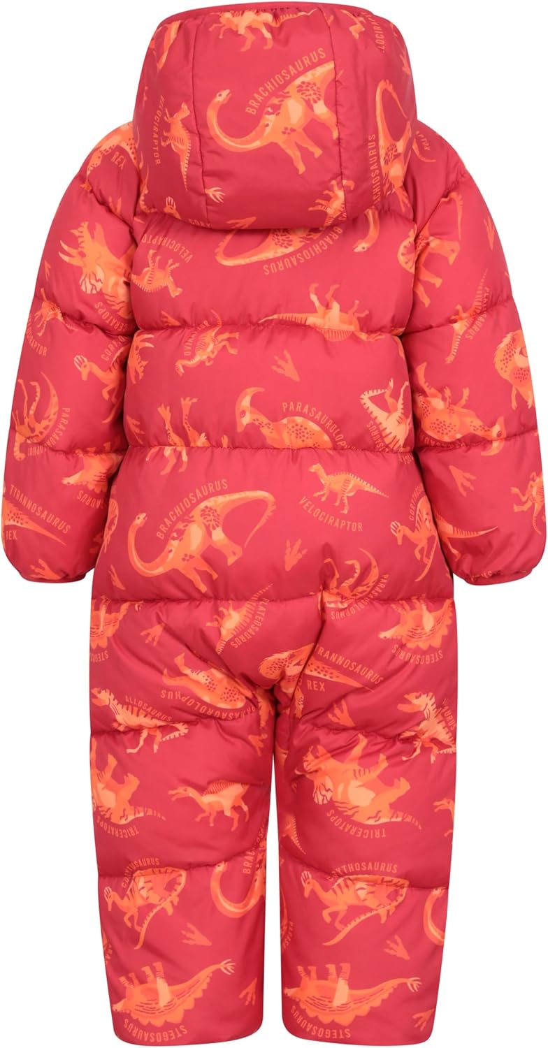 Mountain Warehouse Frosty Kinder Winter Anzug Gefüttert Schneeanzug 6-12 Monate Rot (Gedruckt), 6-12