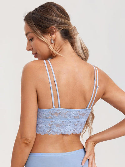 MOMANDA Damen Still BH Grosse Brüste Spitzen Bralette Bügellos Gepolsterte Umstands BHS S Grosse Grö