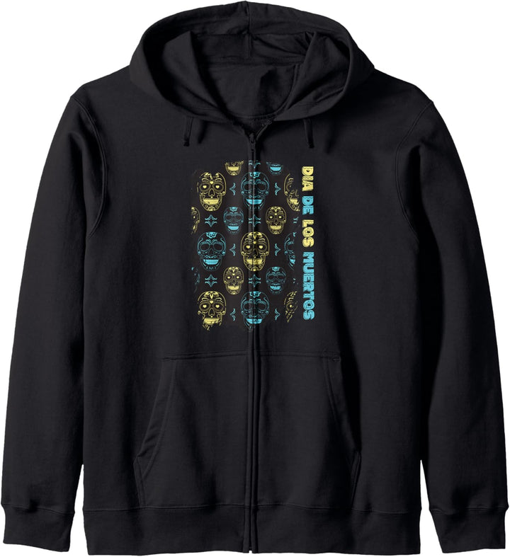 Dia De Los Muertos Sugar Skulls Kapuzenjacke