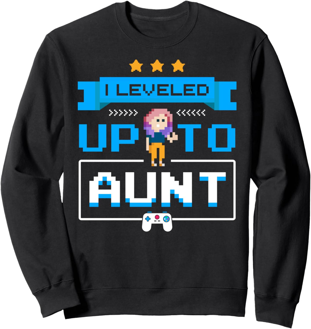 Aunt Tante Schwangerschaft Gamer Geschenke Werdende Tante Sweatshirt