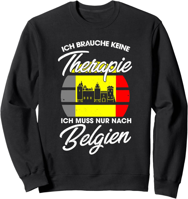 Belgische Flagge I Belgien Urlaub I Belgien Sweatshirt