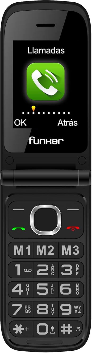 Funker C200 Comfort 4G - 4G Klapphandy für Senioren, grosse Tasten und Tasten, Einfache Bedienung, S