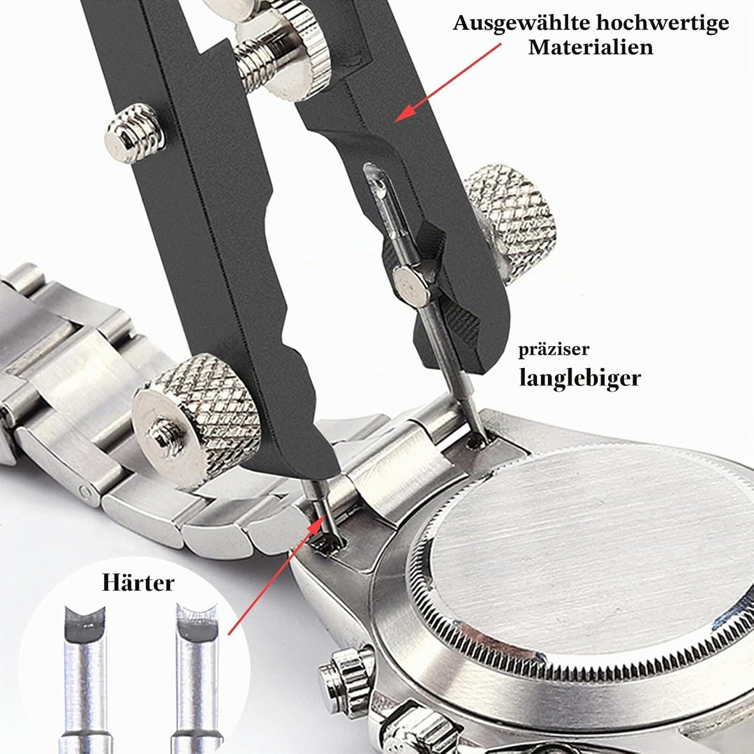 LFGKeng Uhren-Federstegzange Werkzeugset, Armbandzange, Federstegpinzette, Werkzeug für Uhren-Feders