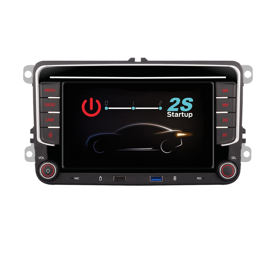 YZKONG Autoradio für VW Passat Golf MK5 Jetta Caddy EOS Tiguan mit CarPlay Android Auto, Double DIN