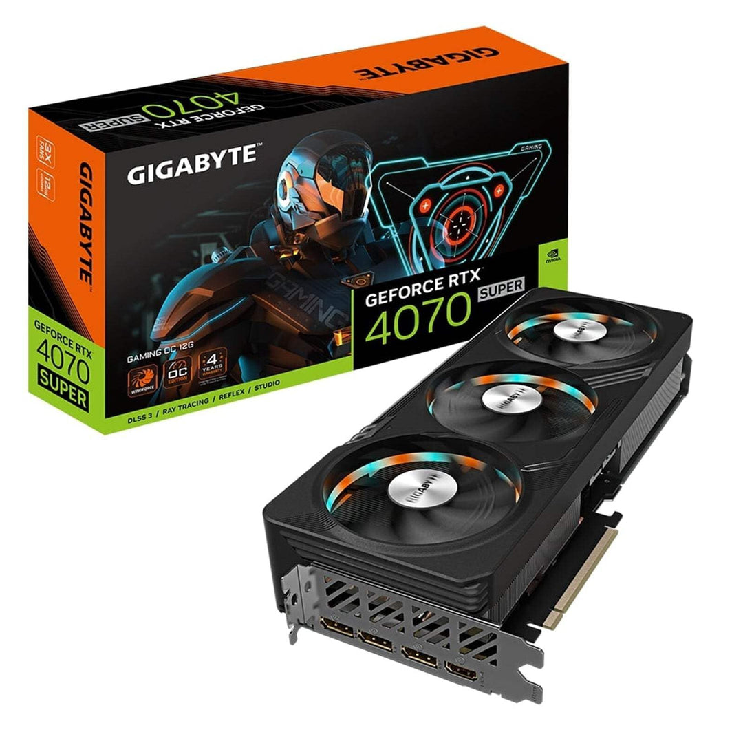 GIGABYTE Gaming GeForce RTX 4070 SUPER OC 12G NVIDIA 12 Go GDDR6X + Indiana Jones GAMING OC Einzeln,