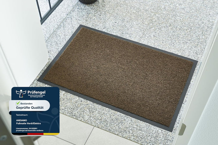 andiamo Fussmatte Verdi - Schmutzfangmatte für den Hauseingang - ideal als Fussmatte innen oder als