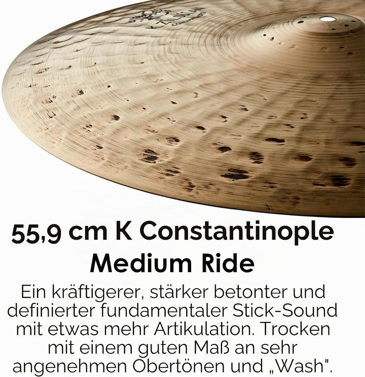 Zildjian K Constantinople Series - 22" Medium Ride Cymbal 22 Zoll Medium, 22 Zoll Medium