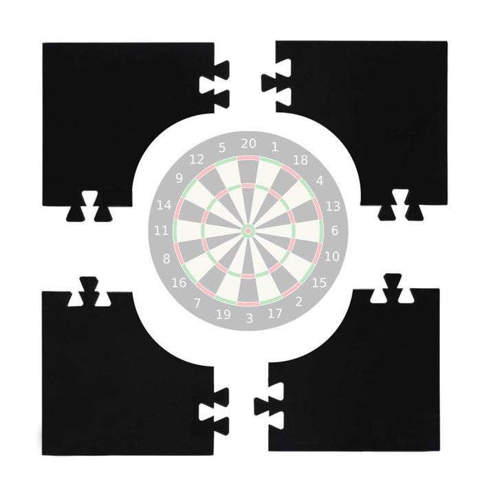 Dart Surround Dart Wandschutz 45 cm, Eva Dartscheibe Schutzring Dartscheibe Schutz Schwarz,Dartboard