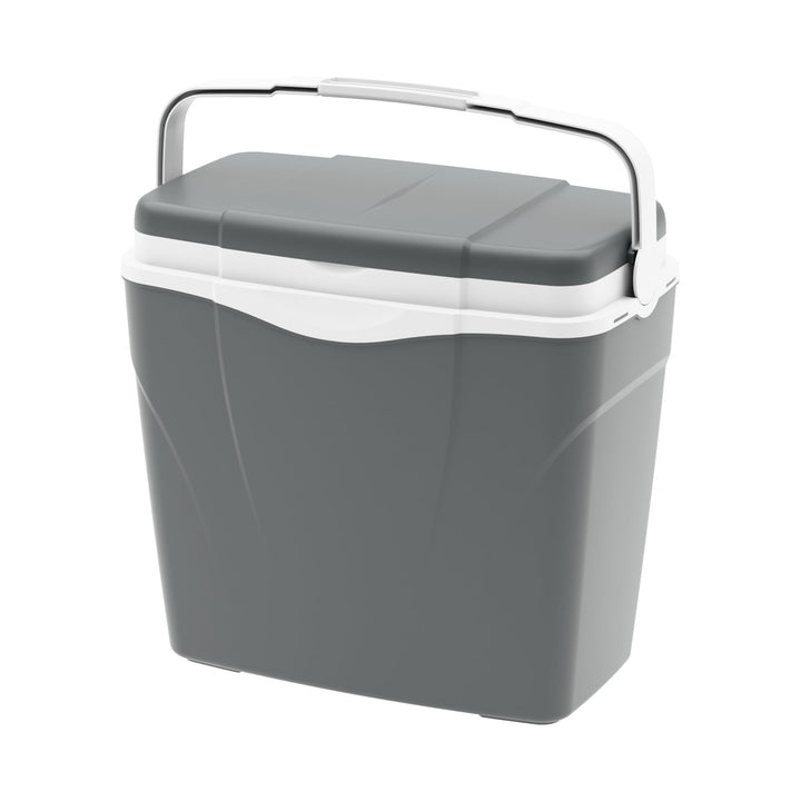 CoolBox Antarctica 3 Sizes, Camping, Summer Freezer Box for bevrages and Food 25LT Grau, 25LT Grau