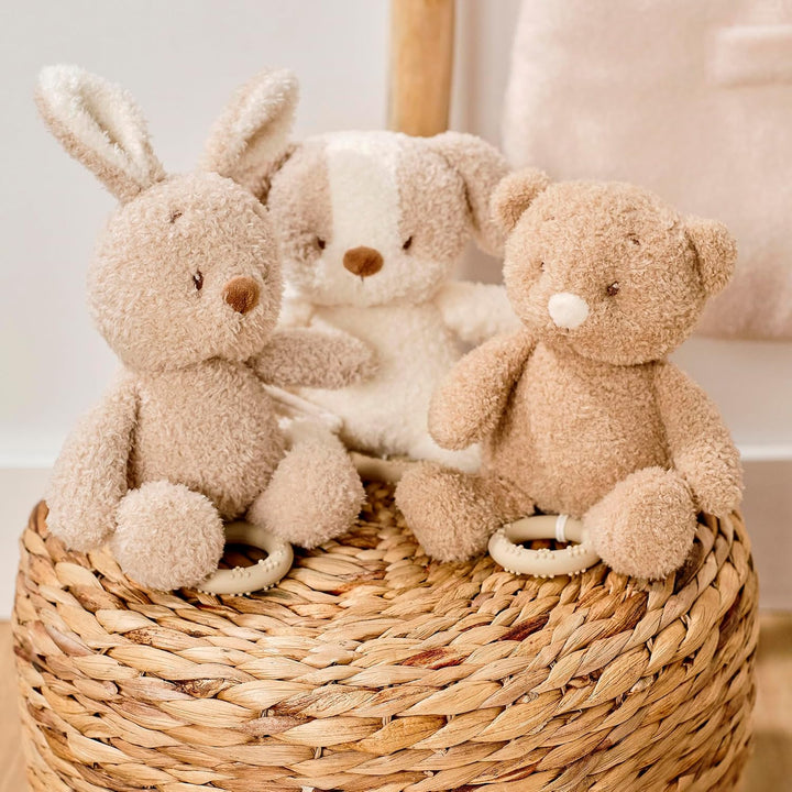 Nattou Spieluhr, Baby-Kaninchen, Wiegelied «La-Le-Lu», Mit Ring, 100% Polyester, Teddy, Sand