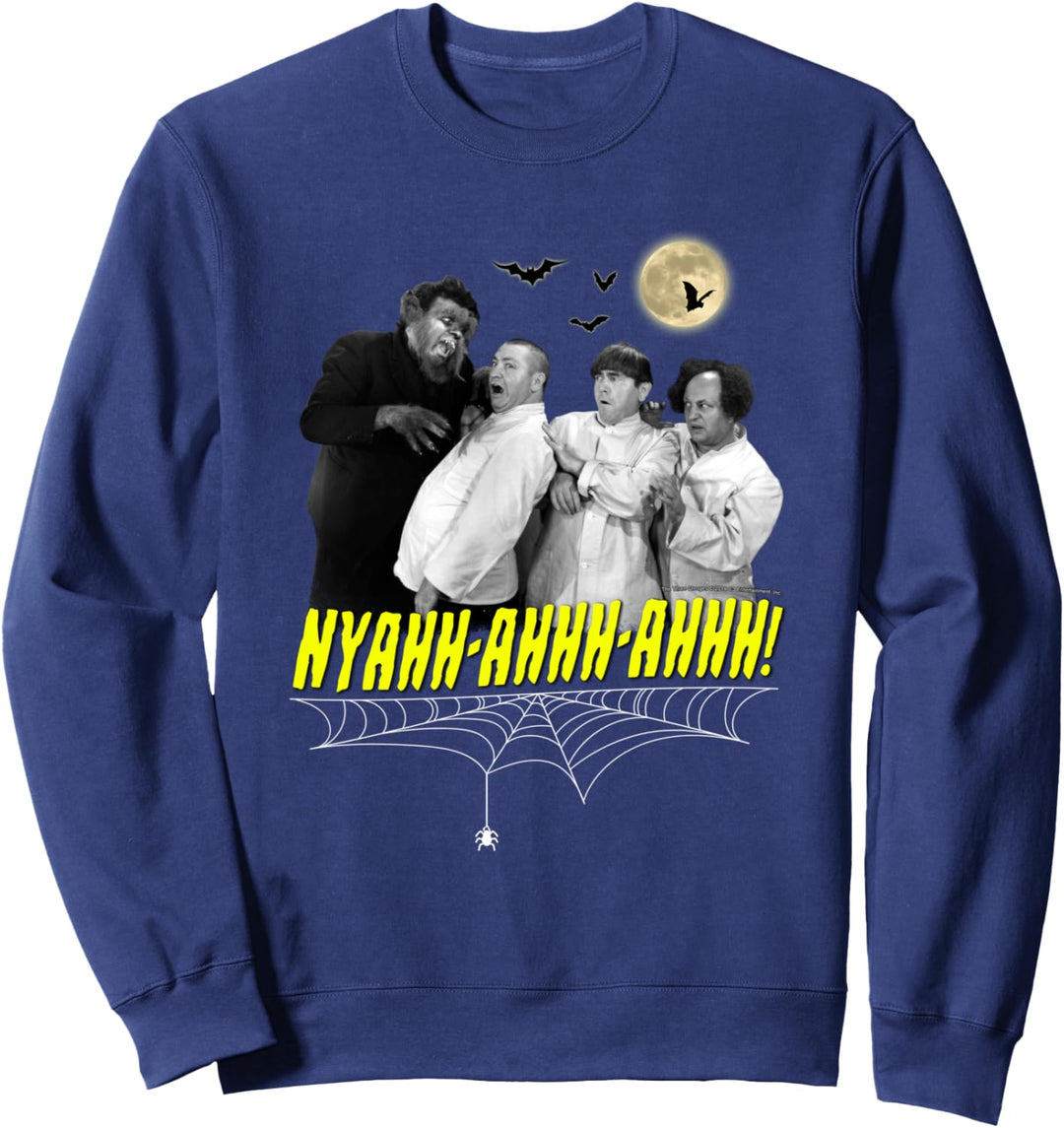 TTS- The Three Stooges NYAHH-AHHH-AHHH! Wolfman Sweatshirt