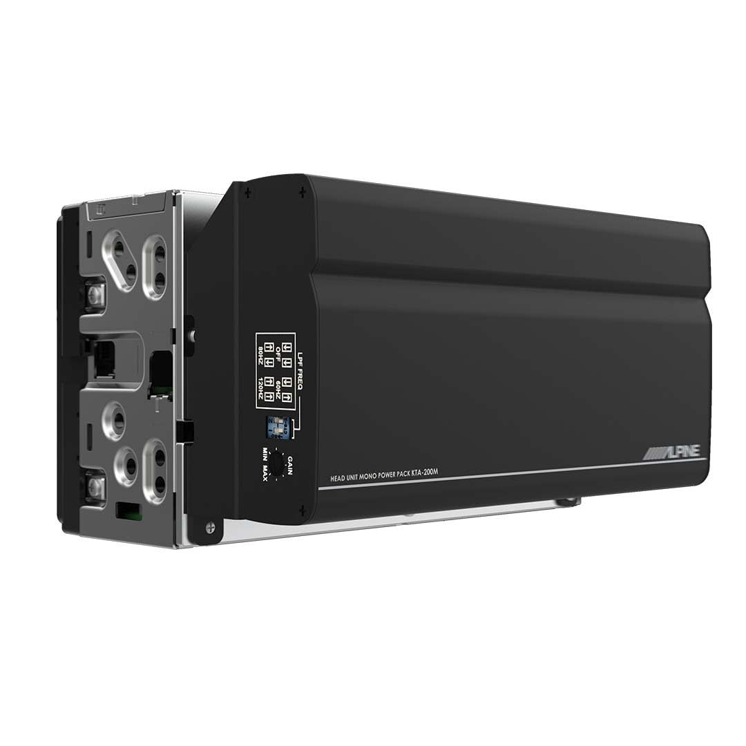 Alpine KTA-200M | Mono-Verstärker/Monoblock mit PowerStack-Kompatibilität - Max. Power 1x 400 W @ 4