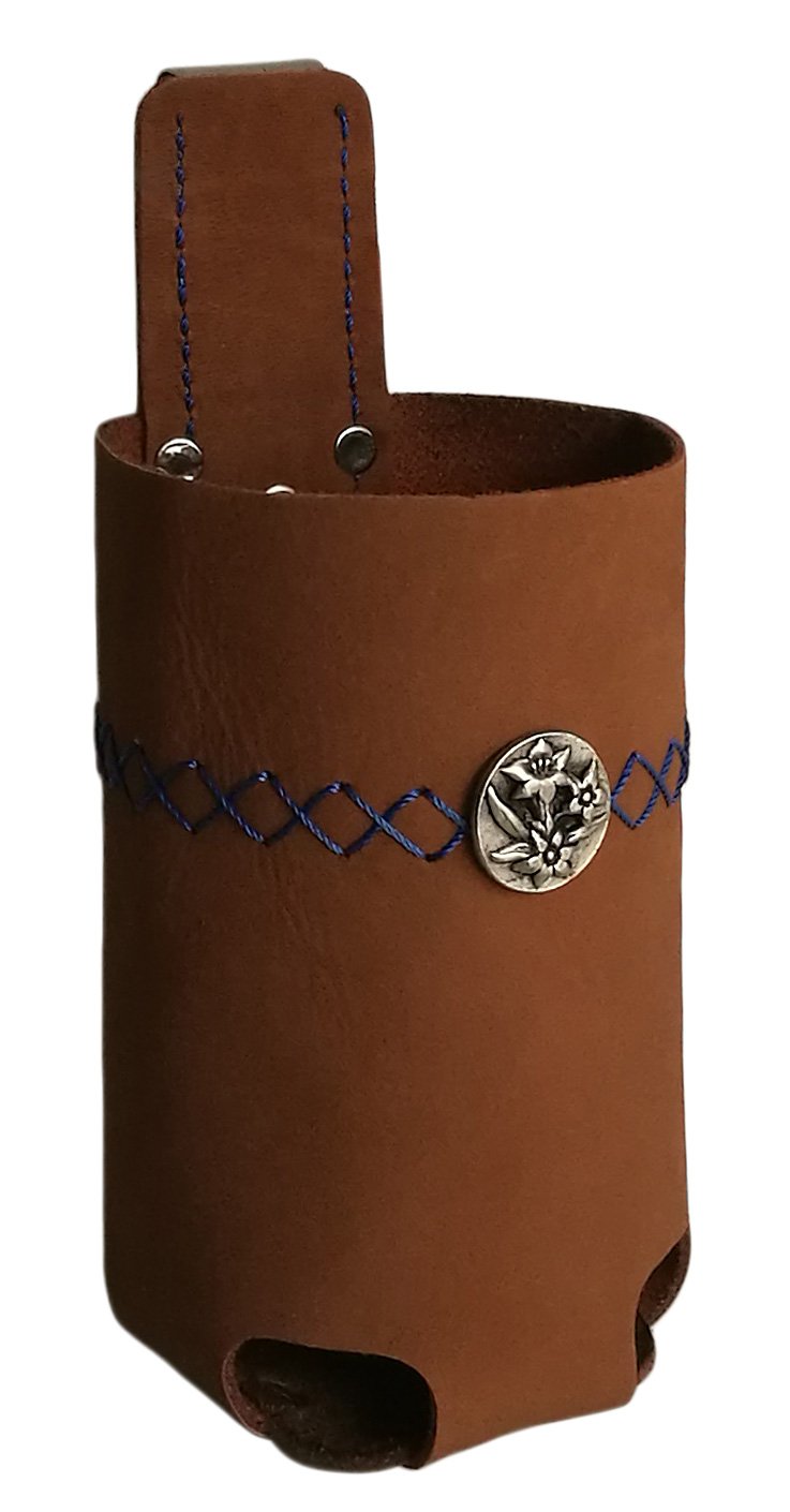 Bierholster Enzian 0,5l - Das Original aus echtem Leder - Bier Holster
