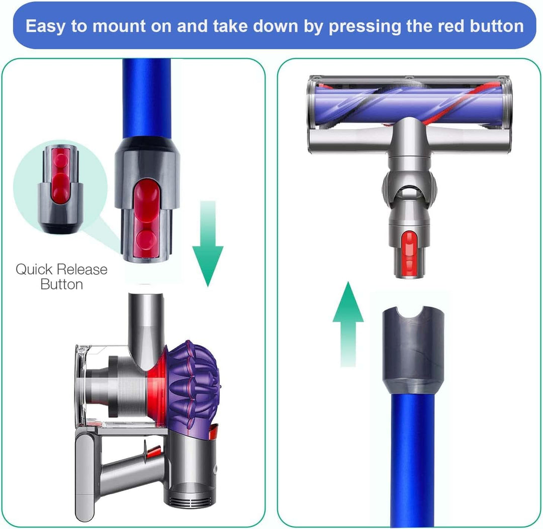 Schnellspanner Verlängerungsrohr für Dyson V15 V11 V10 V8 V7 Stabstaubsauger, Ersatzteile Verlängeru