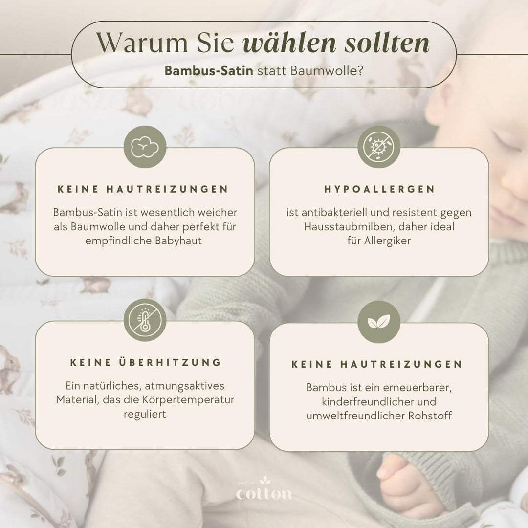 Einschlagdecke Babyschale Kinderwagen: Velours-Bambus-Decke für Autositz, Kinderwagen und Wanne. bab
