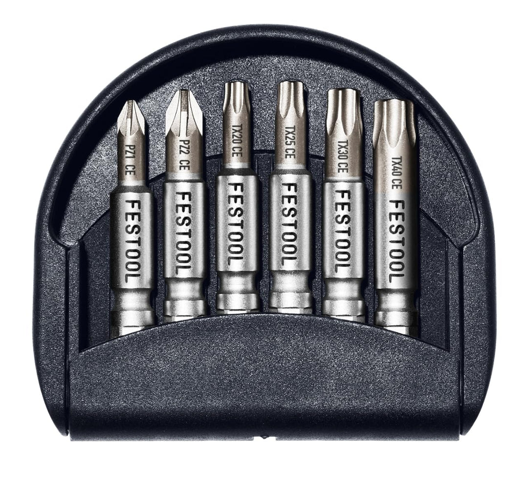 Festool Bit-Sortiment CENTRO Bit-Set 1 (mit Bit TX 20, Bit TX 25, Bit TX 30, Bit TX 40, Bit PZ 1, Bi