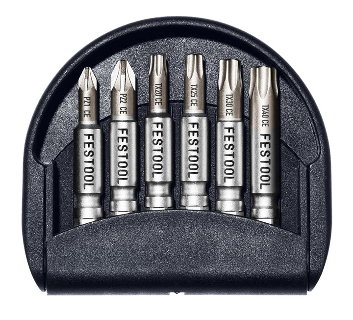 Festool Bit-Sortiment CENTRO Bit-Set 1 (mit Bit TX 20, Bit TX 25, Bit TX 30, Bit TX 40, Bit PZ 1, Bi