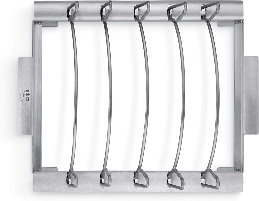 Weber 6727 Style Barbecue Grilling Rack, Sparerib Halter